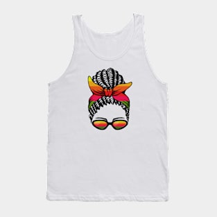 BLACK, BLESSED AND BEUATIFUL Tank Top